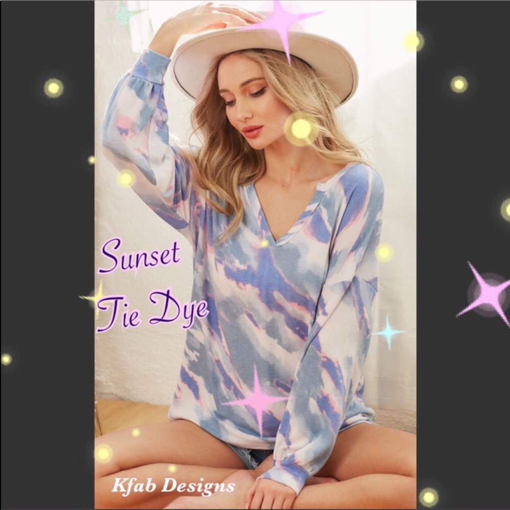 B1Sunset💕Tie-dye stunner-must-have closet goals